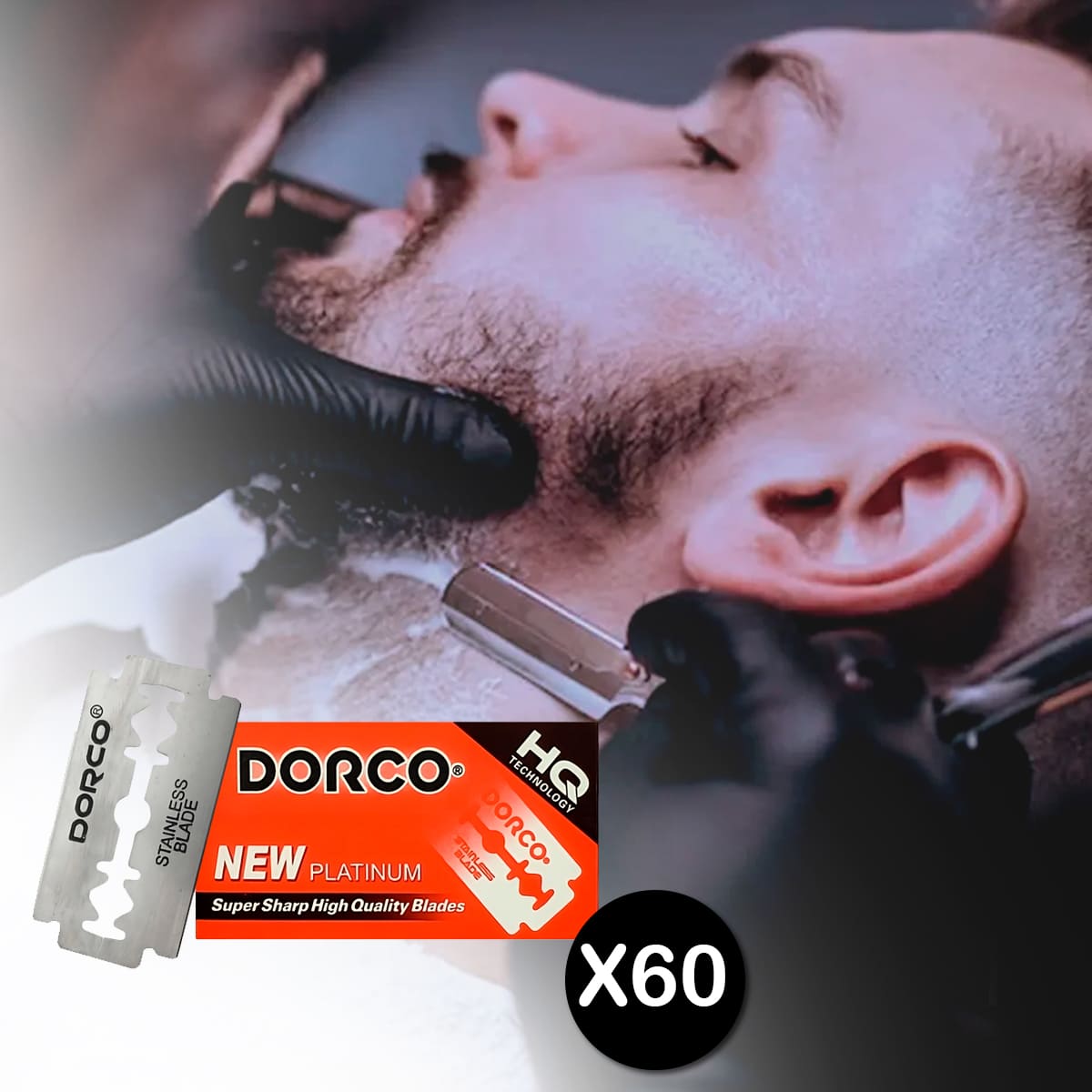 Miniatura 5 de Cuchillas Dorco X60 Hoja Barberia CDX60